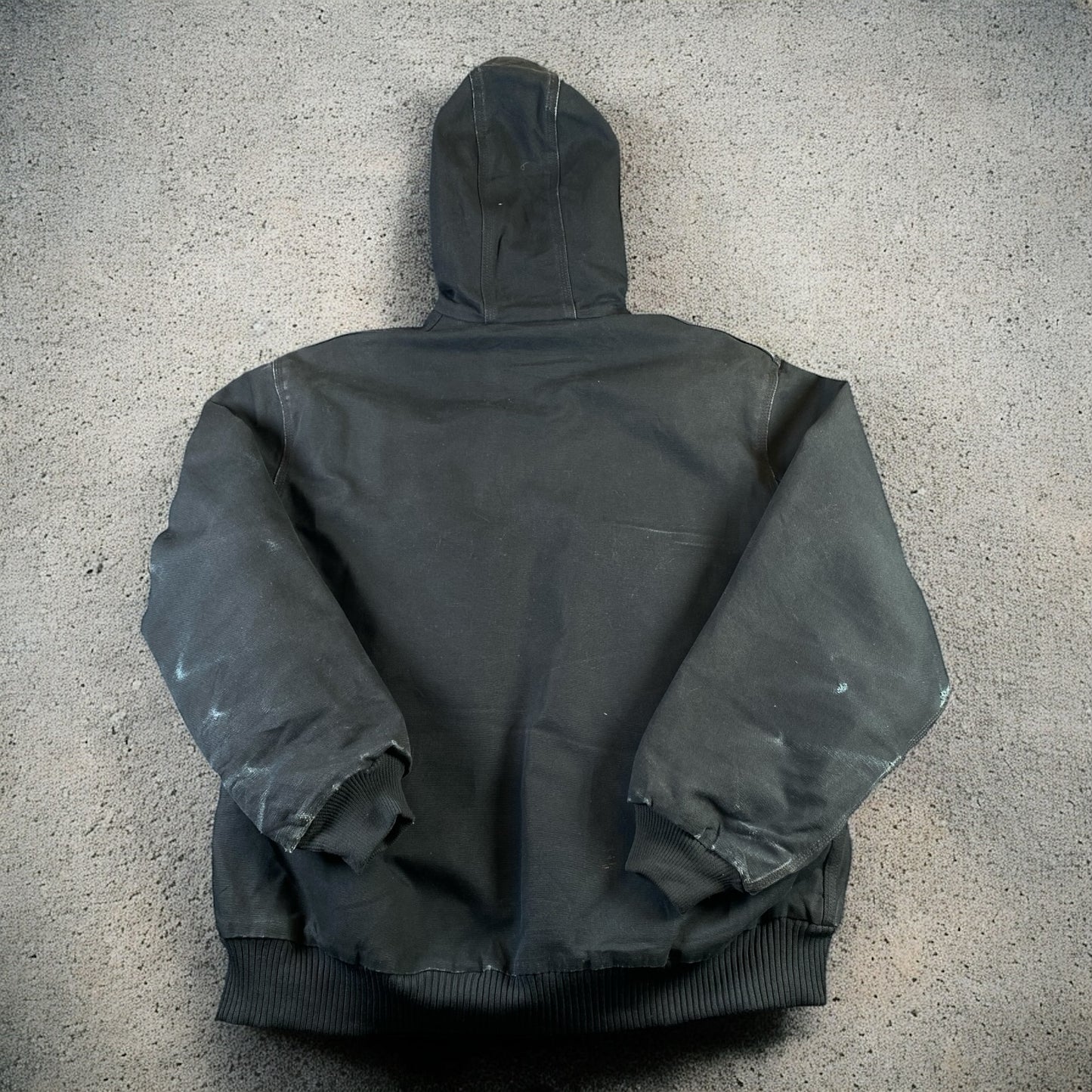 Carhartt Sherpa-Lined Black Hoodie Jacket