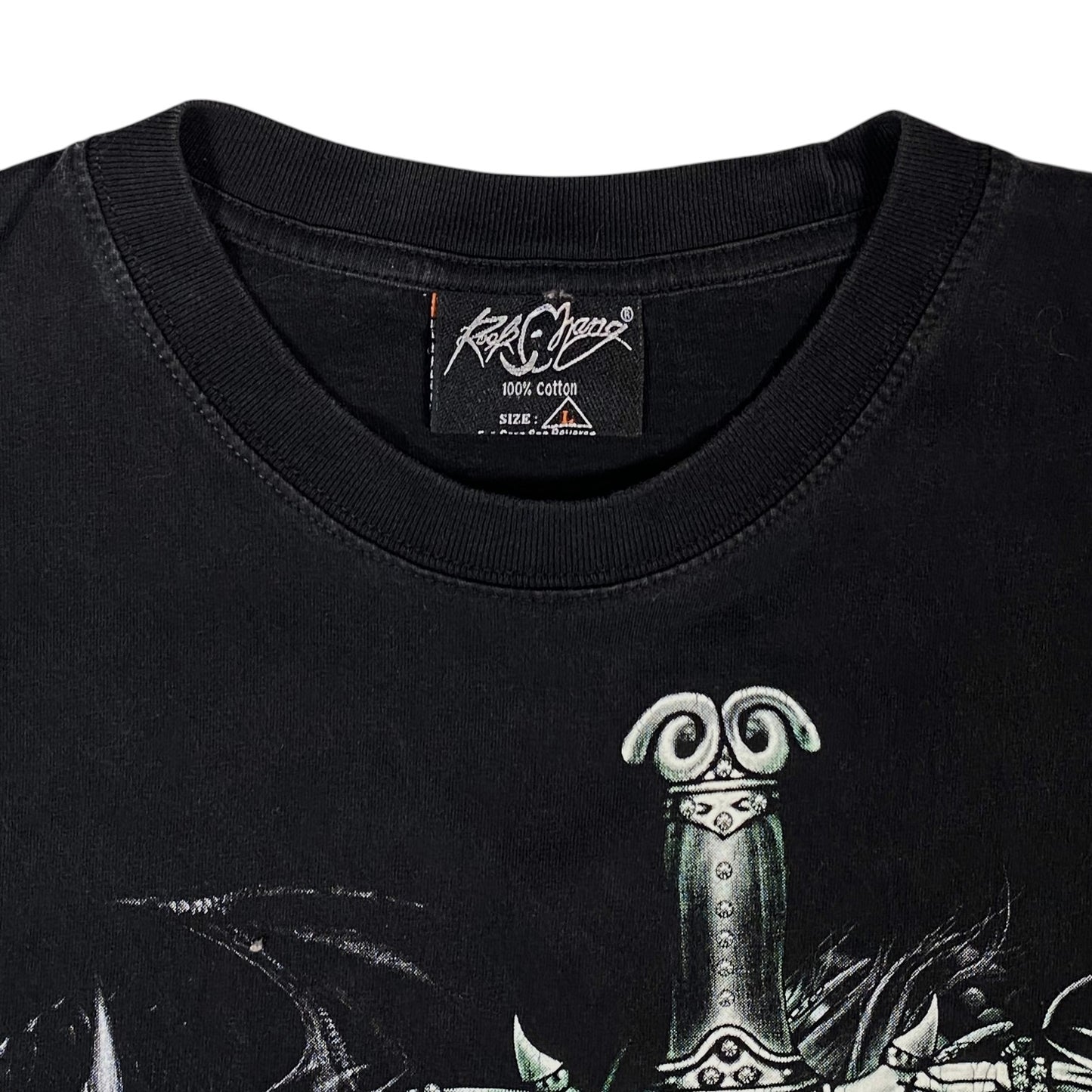 Rock Chang Dark Fantasy Dragon & Pentagram T-Shirt