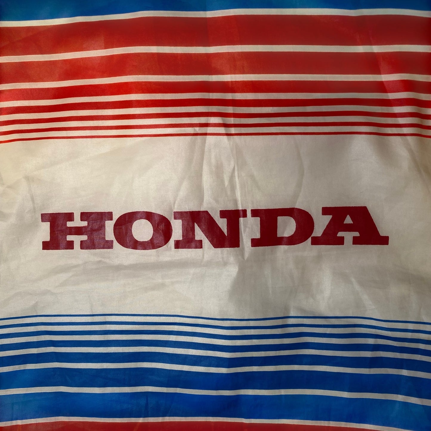 Vintage Honda Red Blue Multi Puffer Vest