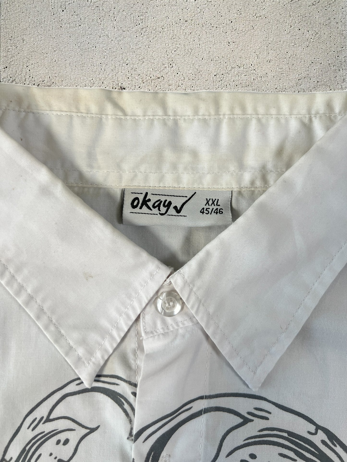 Okay ✓ "M" White Shirt