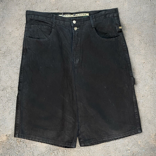 Paco Sports Black Jeans Shorts