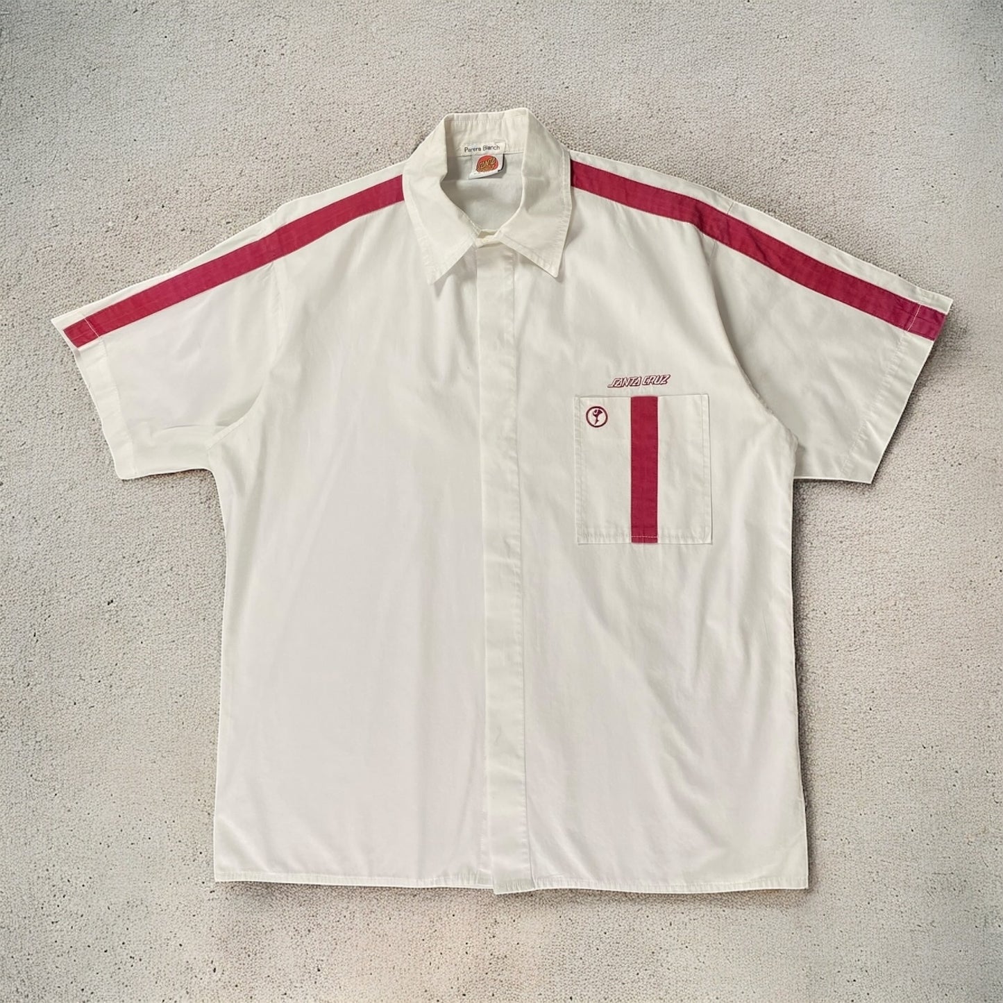 Santa Cruz White & Red Shirt