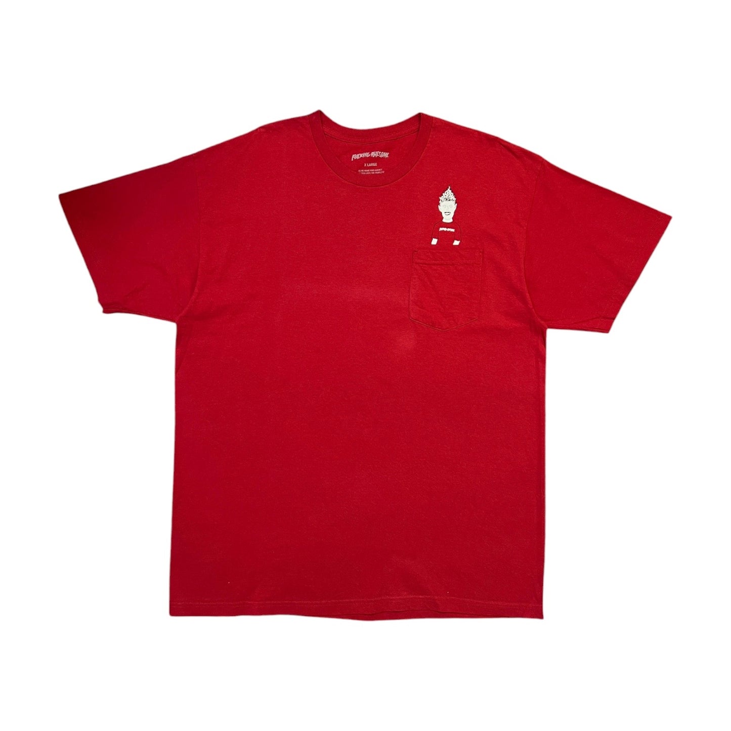 Fucking Awesome Red Pocket T-Shirt