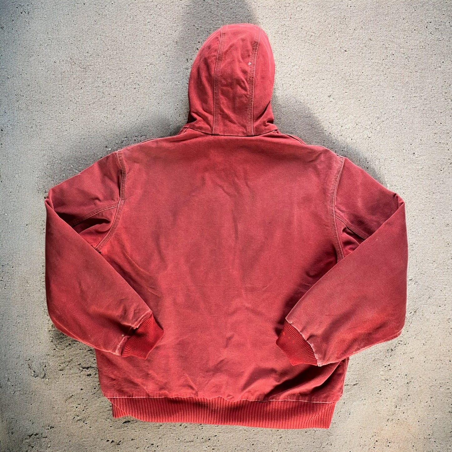Carhartt Hooded Work Maroon Jacket