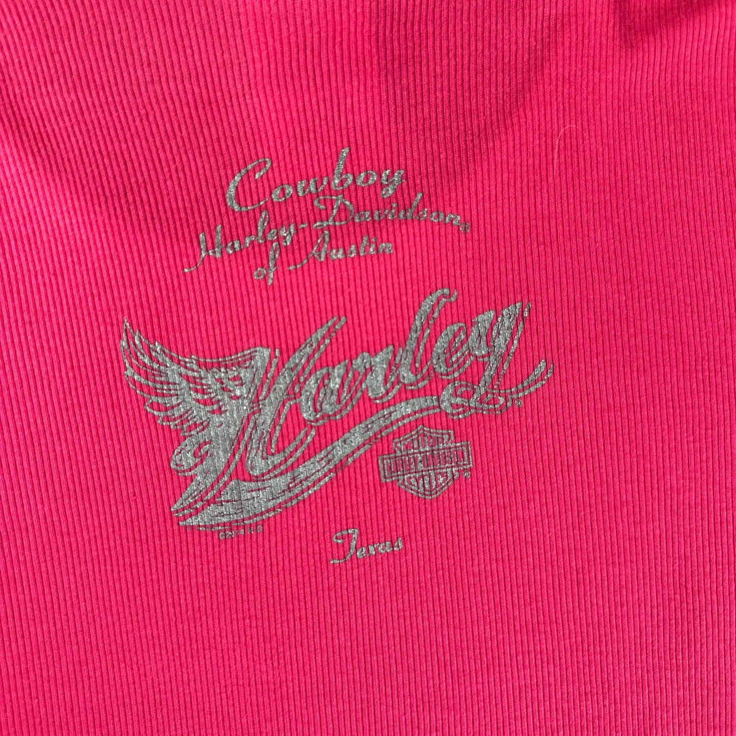 Harley-Davidson Kicking Asphalt Fuchsia Pink Wmns Tank Top T-shirt