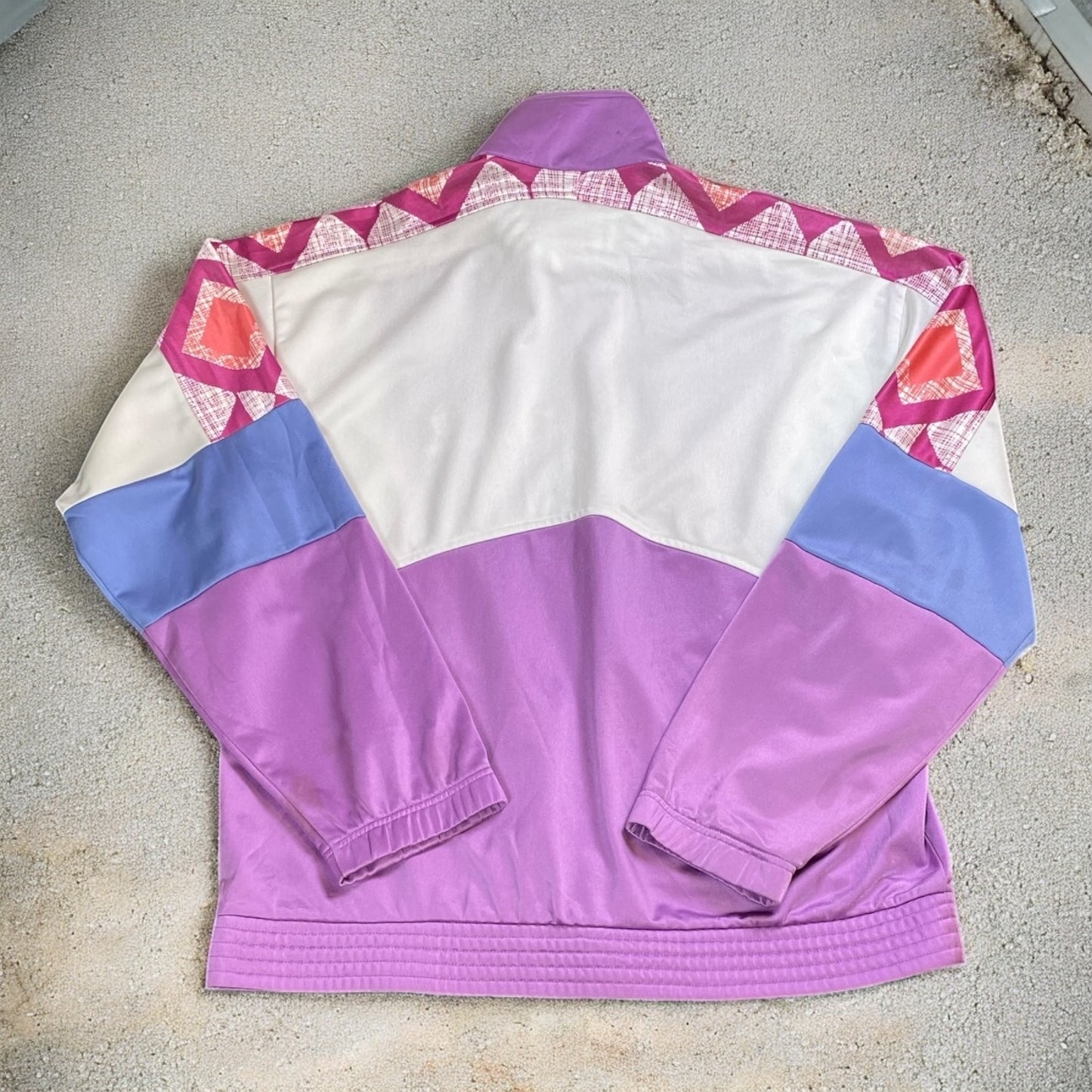 Sergio Tacchini White & Purple Windbreaker