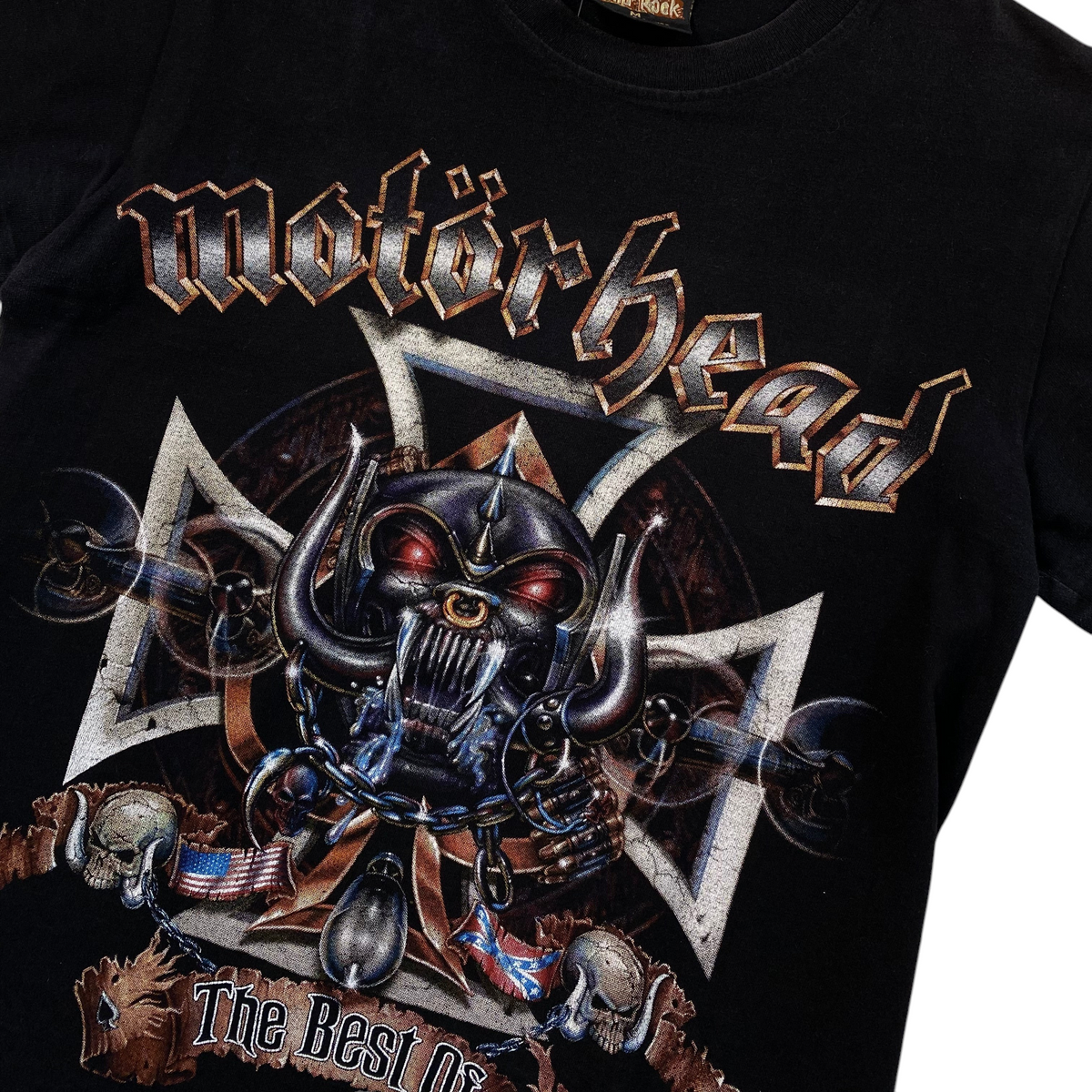 Digg It Thrift & Vintage black Motörhead The Best Of heavy metal band t-shirt with graphic print