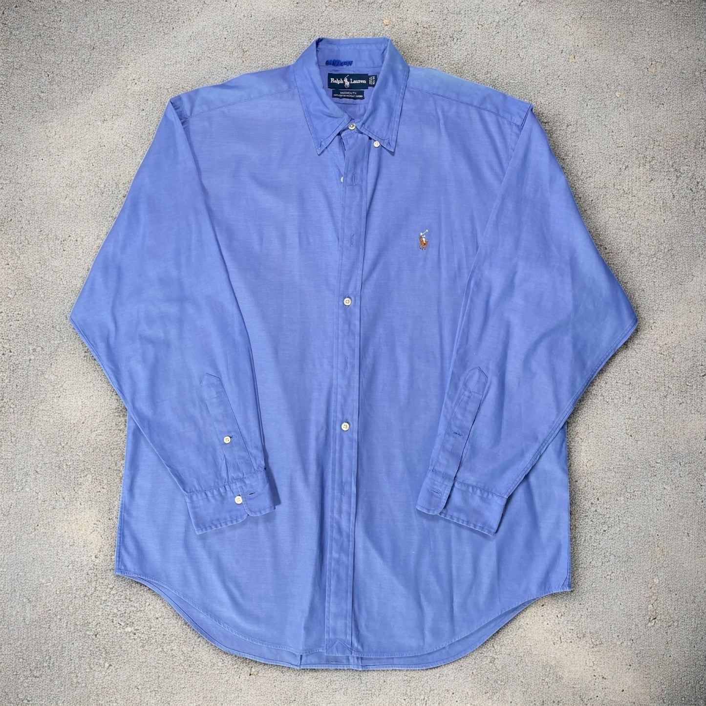 Ralph Lauren Dark Blue Long Sleeve Button Down Shirt