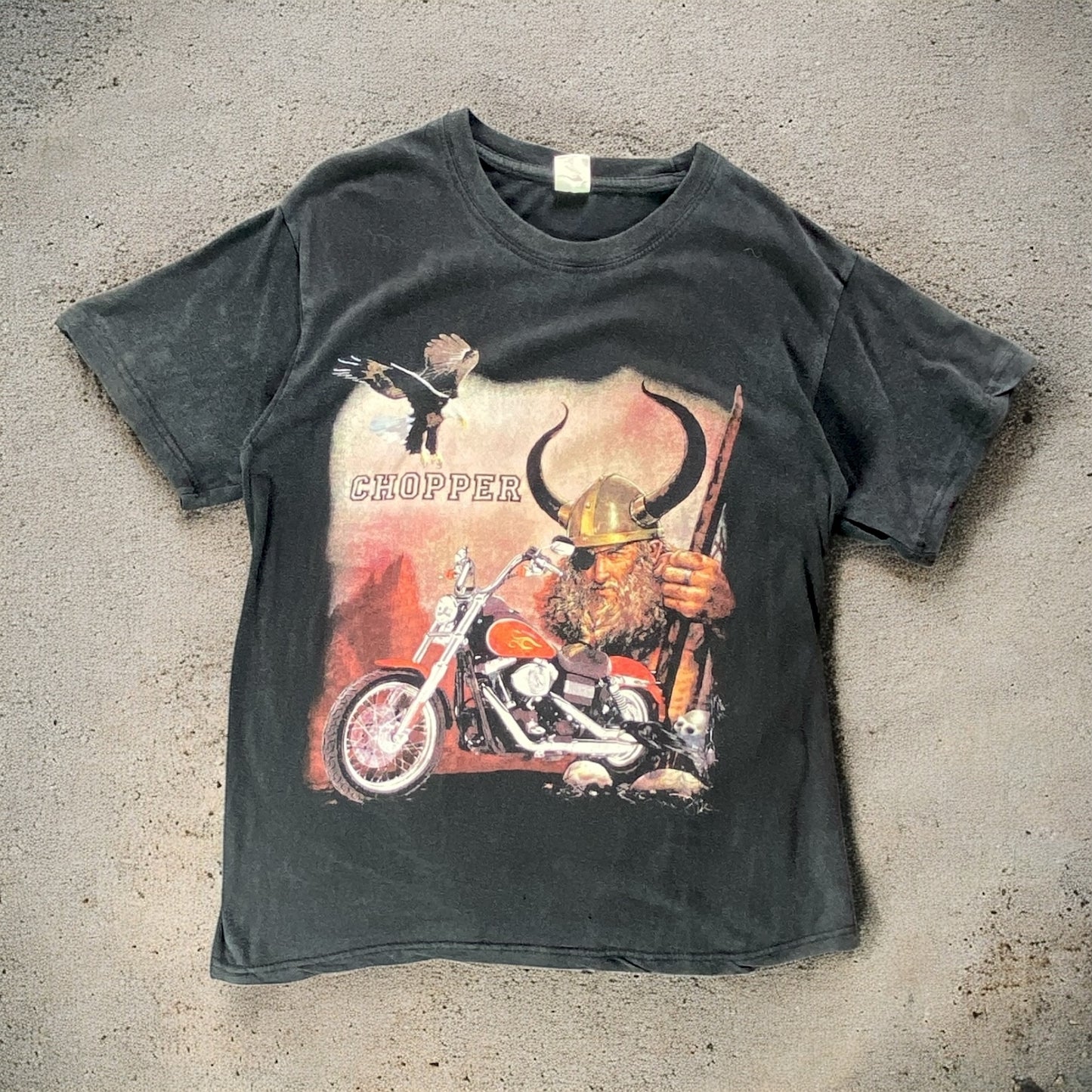 Chopper Biker Black T-shirt