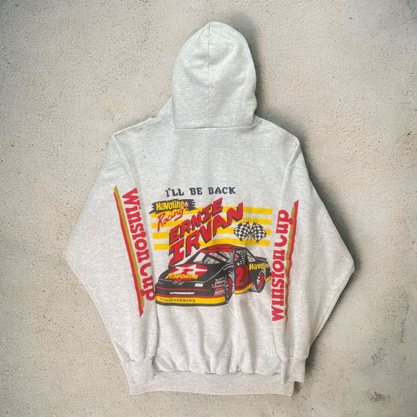 Ernie Irvan "I'll Be Back" Grey Jacket