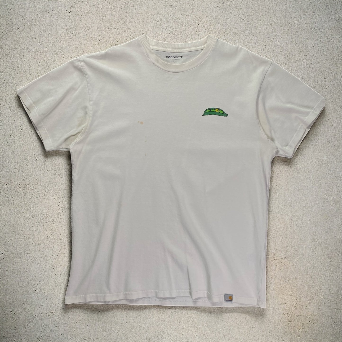 Carhartt Green Peas Logo White T-shirt