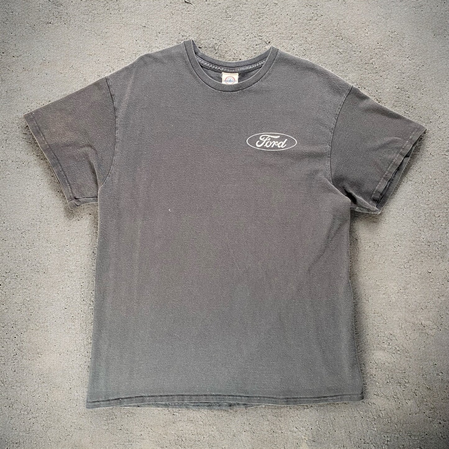 Ford American Flag Black T-shirt