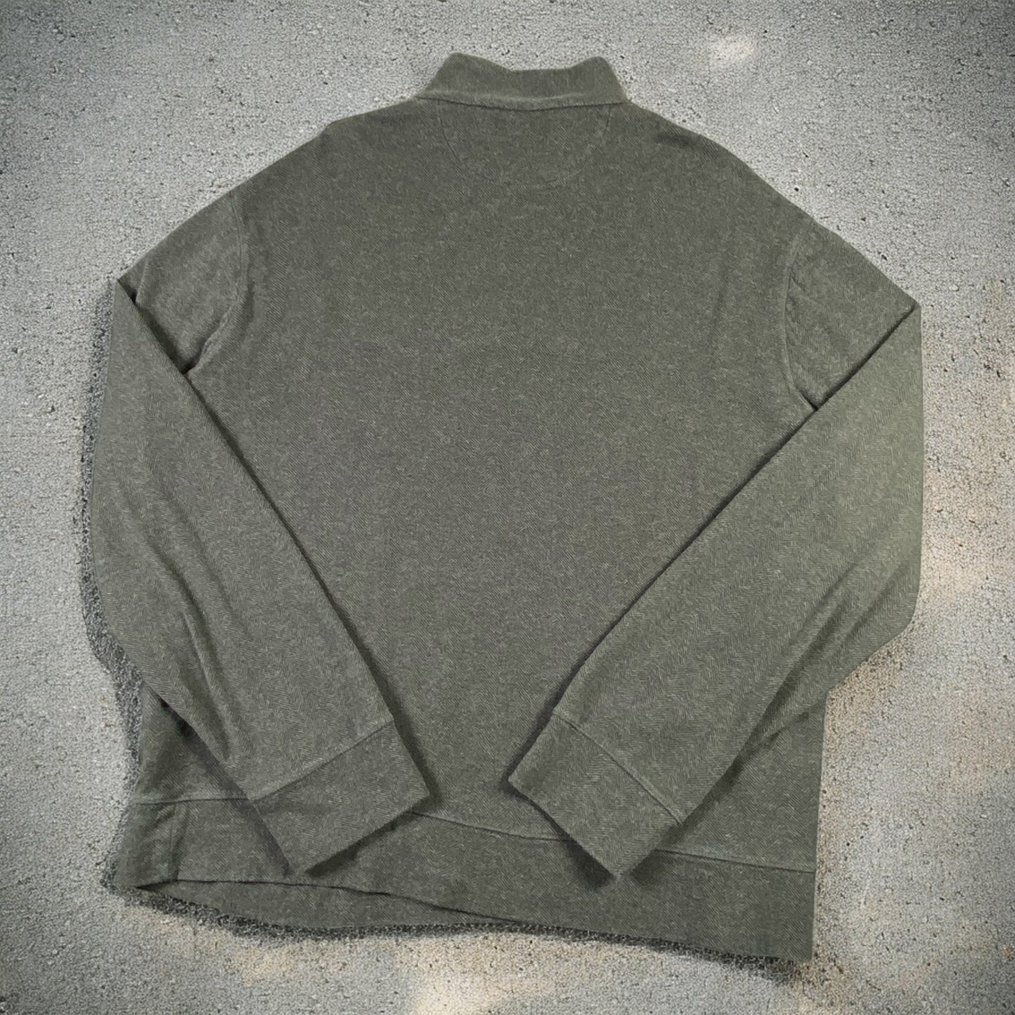Polo Ralph Lauren Quarter-Zip Long Sleeve Dark Grey Sweater