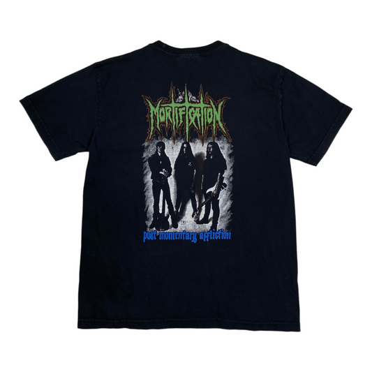 Digg It Thrift & Vintage black Mortification Post Momentary Affliction death metal band t-shirt with graphic print
