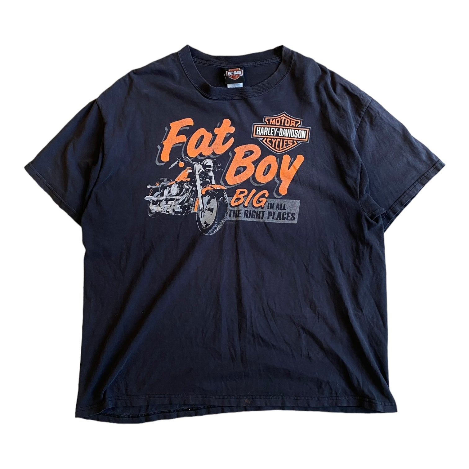 Harley davidson fat boy t shirts hotsell