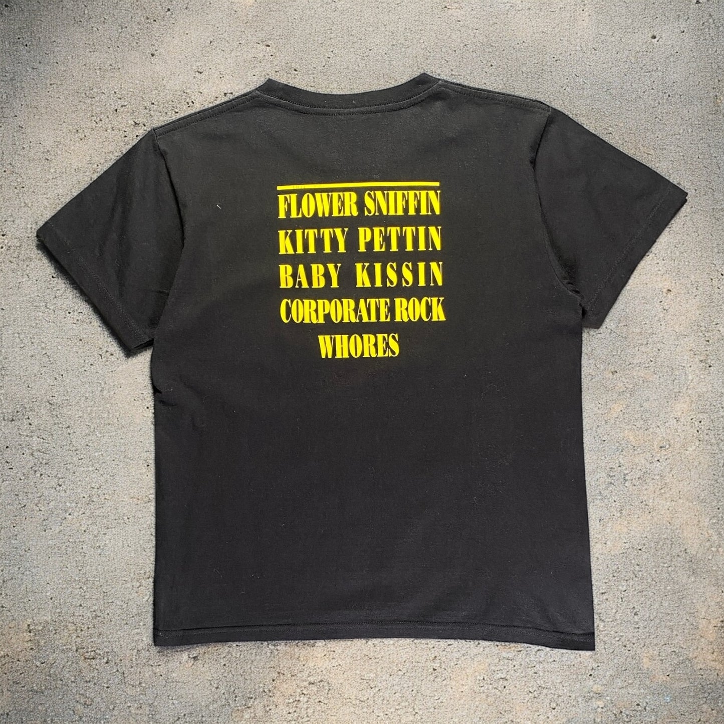 Nirvana Flower Sniffin Black T-shirt