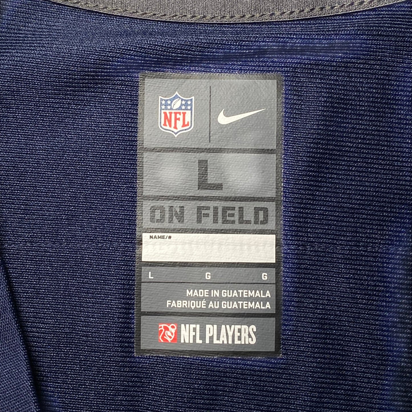 New England Patriots Nike Navy Jersey