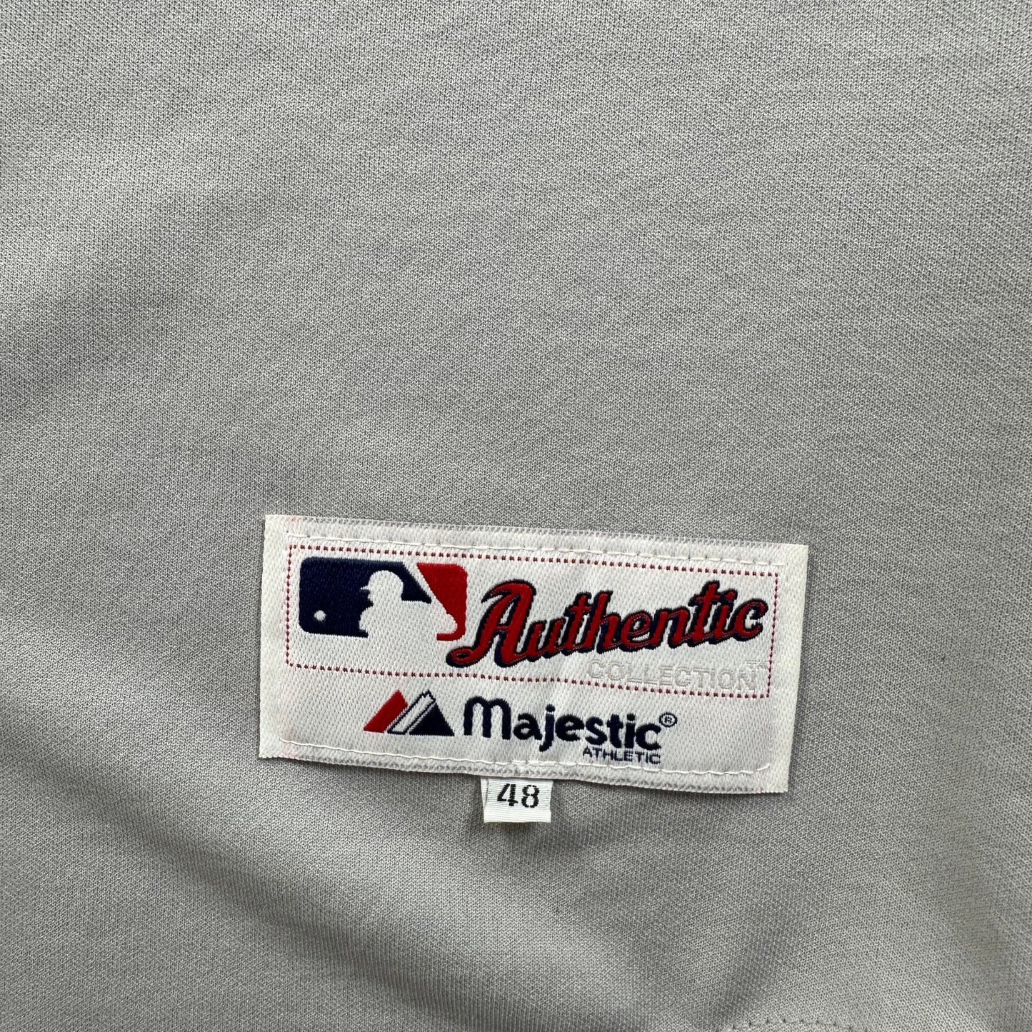 Majestic MLB Boston Red Sox Authentic Road Gray Jersey