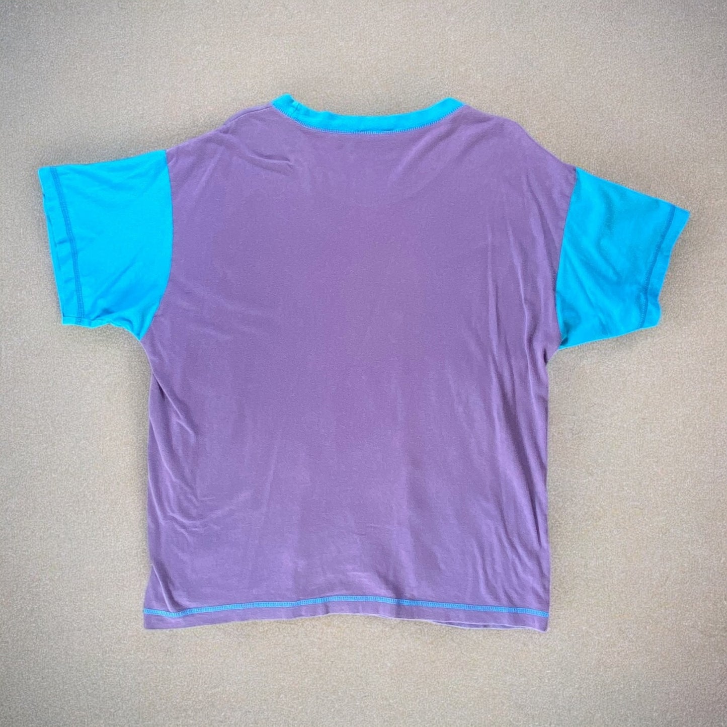 Popeye Graphic Blue & Purple T-shirt
