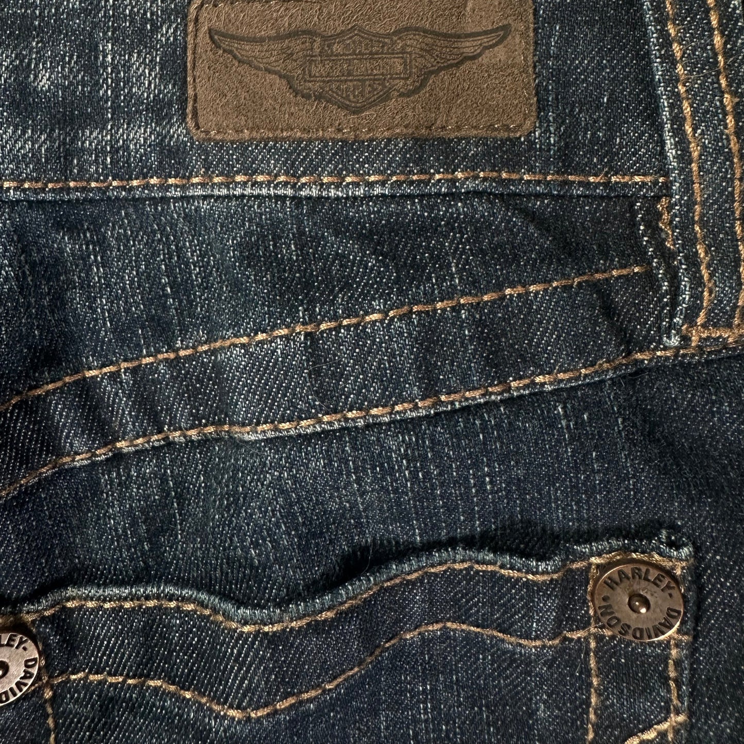 Harley Davidson Slim Bootcut Denim Wmns Jeans