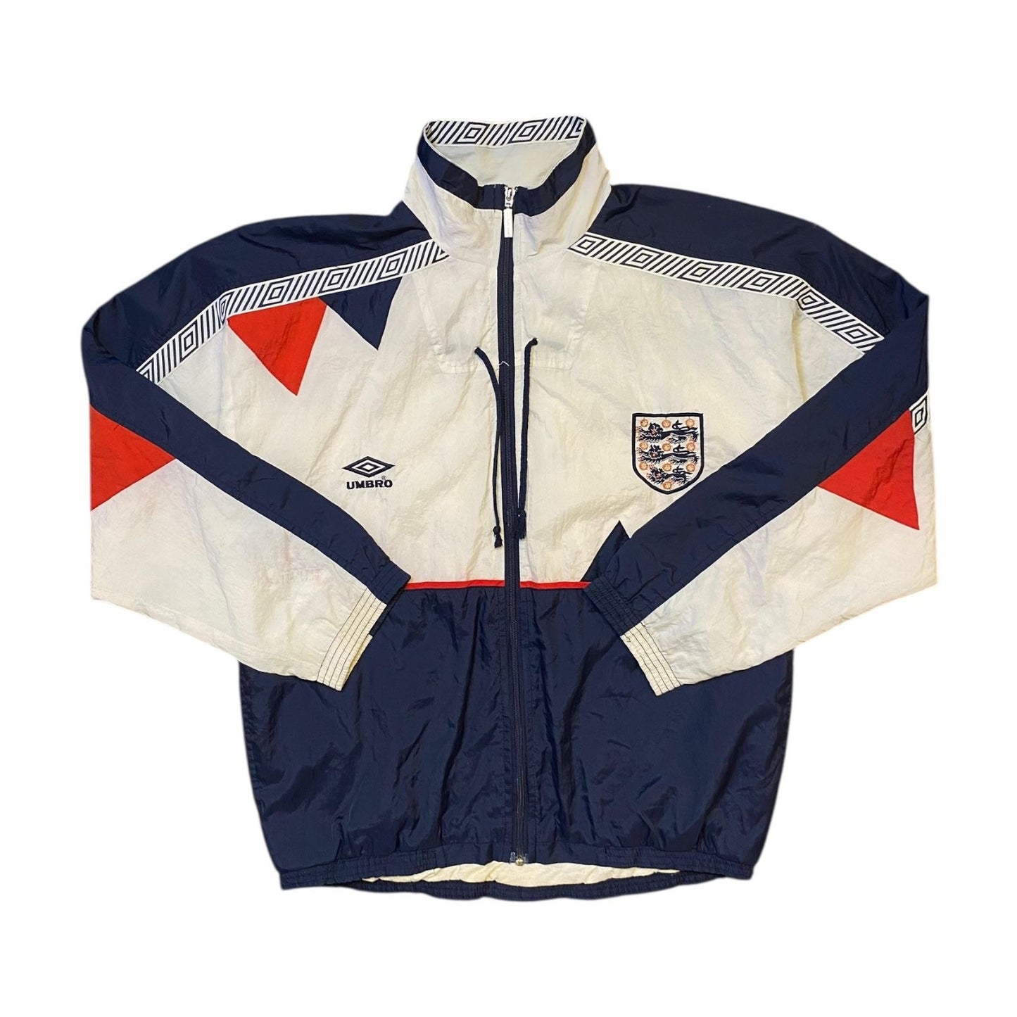 Vintage 1990 Umbro England FA Training Jacket