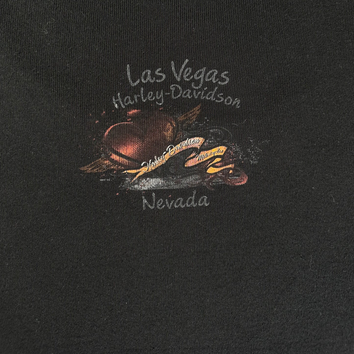 Harley-Davidson Las Vegas Black Scoop Neck T-shirt