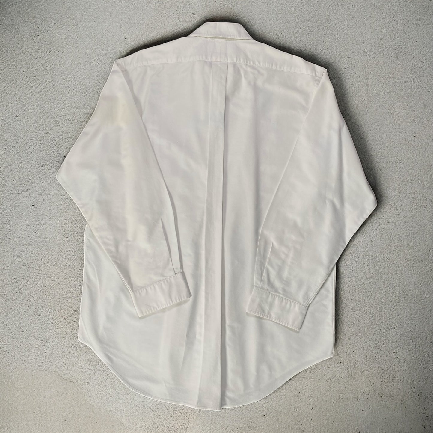 Ralph Lauren White Long Sleeve Button Down Shirt