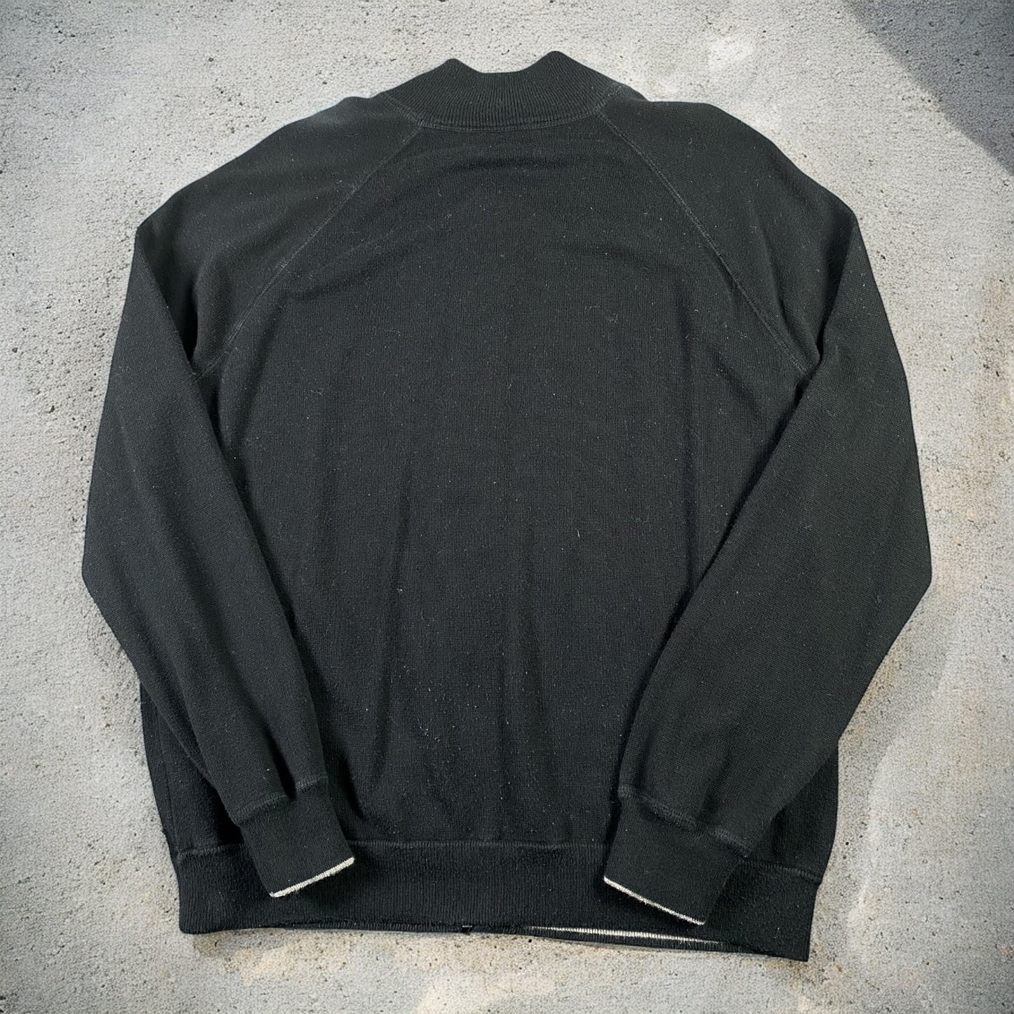 Polo Ralph Lauren Quarter-Zip Long Sleeve Black Sweater
