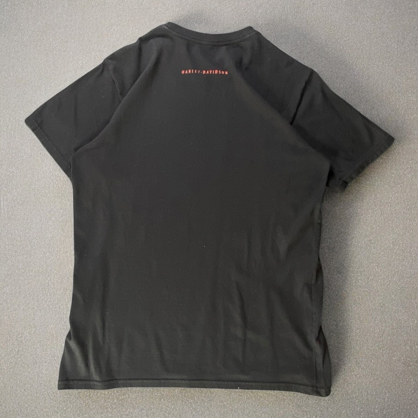 Harley Davidson Bike Print Black T-shirt