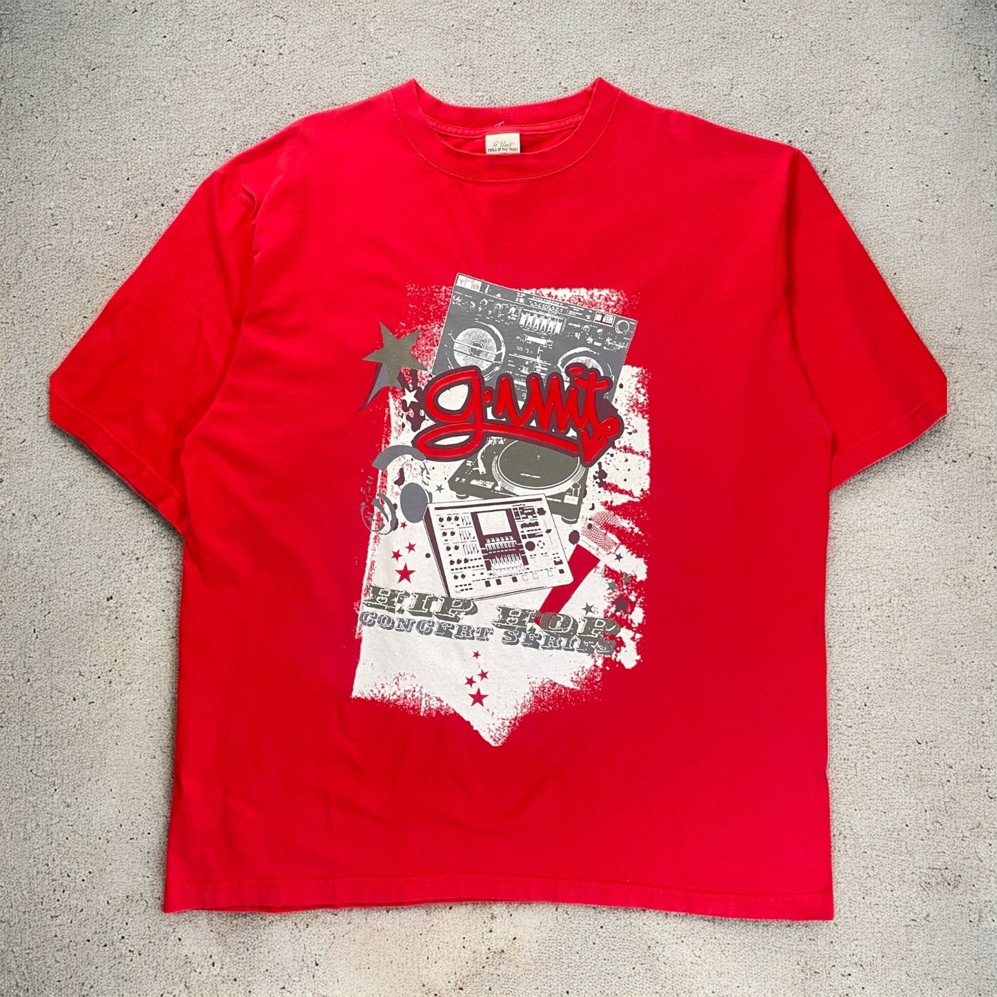 G-Unit Hip Hop Concert Series Red T-shirt