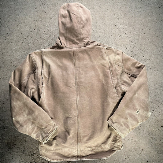 Carhartt Sherpa Lined Sandstone Sierra Light Brown Jacket