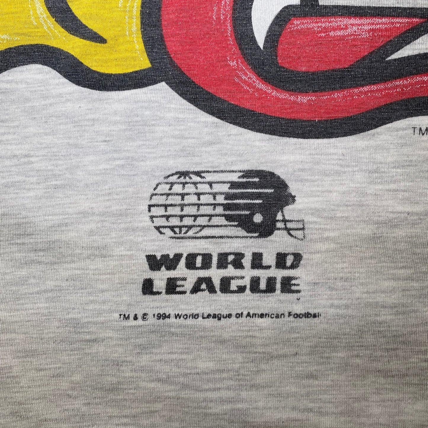 Vintage 1994 Reebok Barcelona Dragons Grey Tee