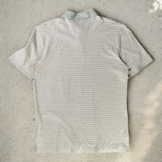 Polo Golf Ralph Lauren Pink & Grey Stripe Polo Shirt