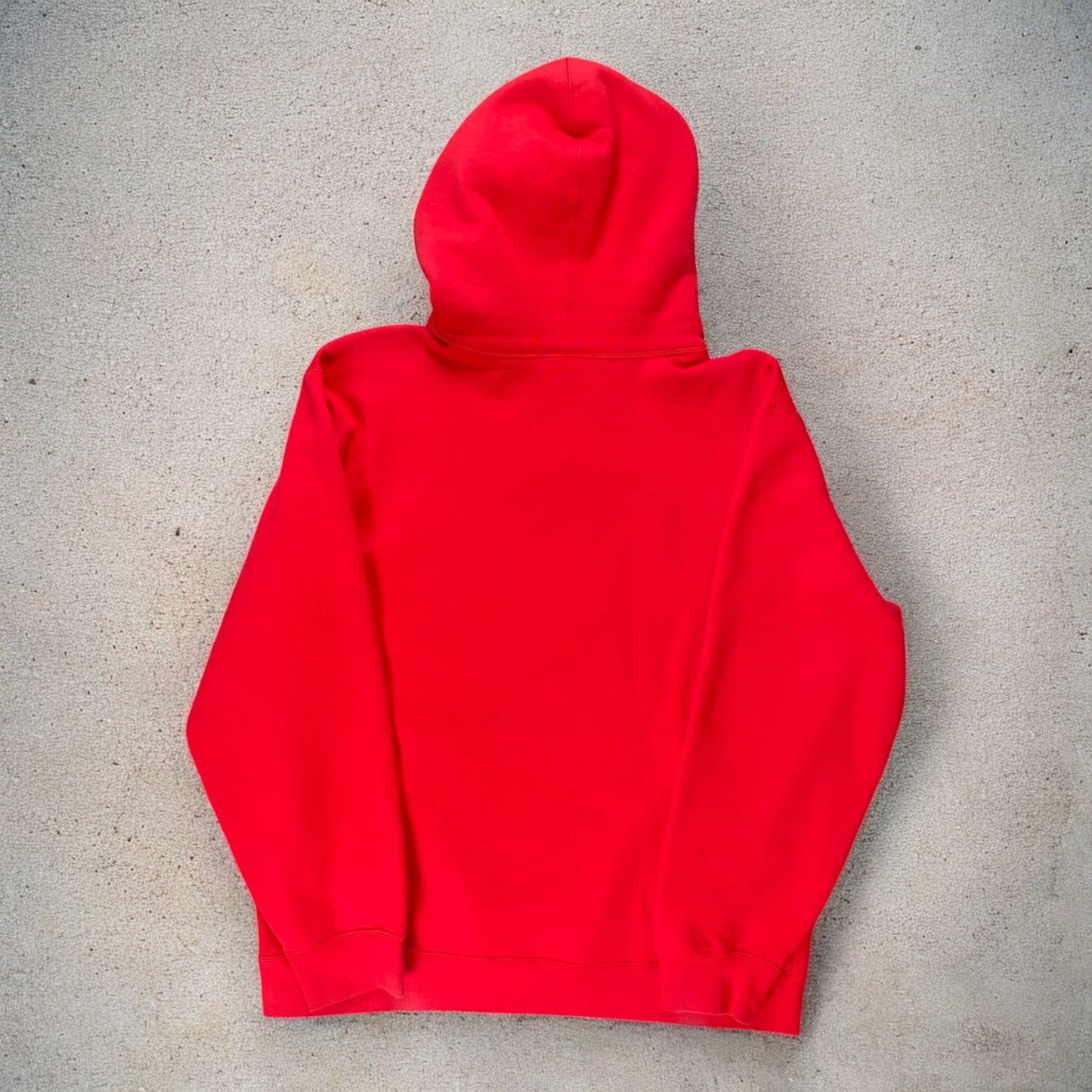 Nike X Supreme Leather Red Hoodie