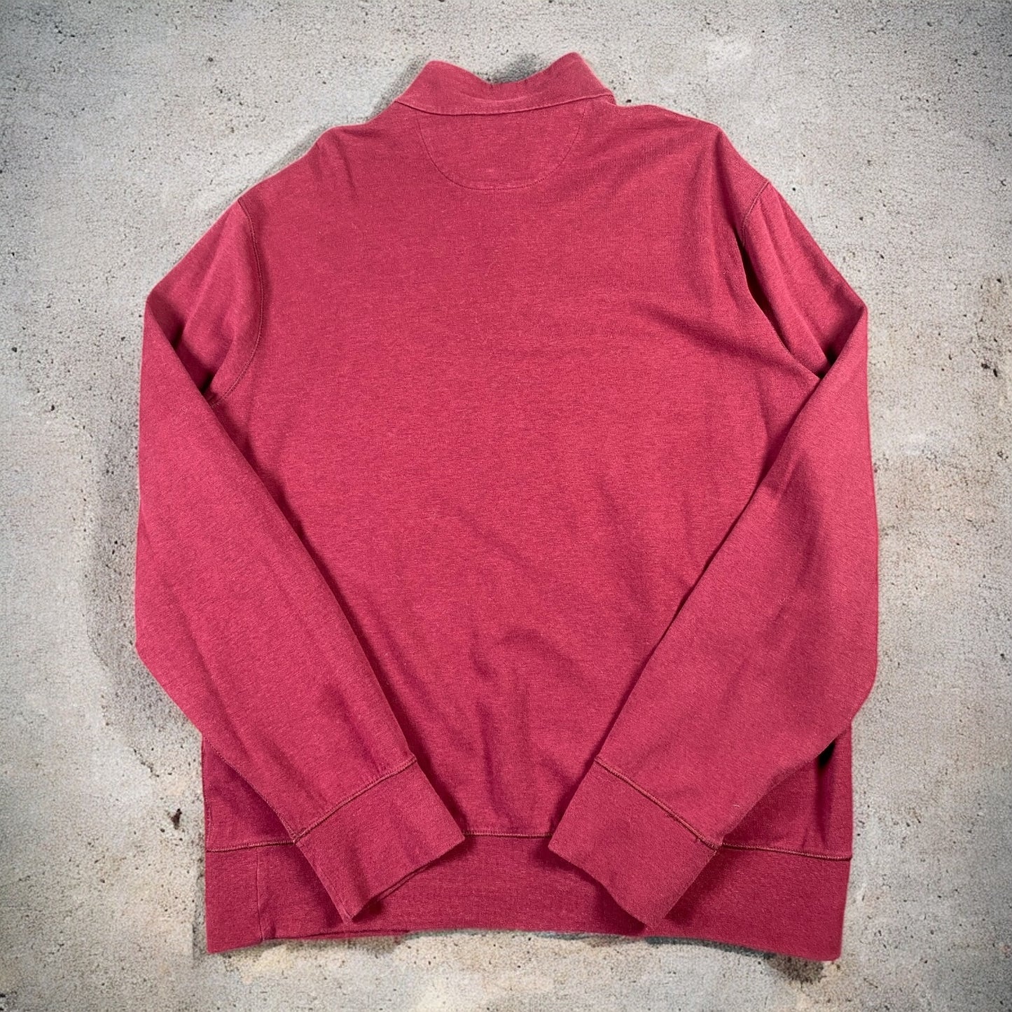 Polo Ralph Lauren Quarter-Zip Fleece Maroon Sweatshirt