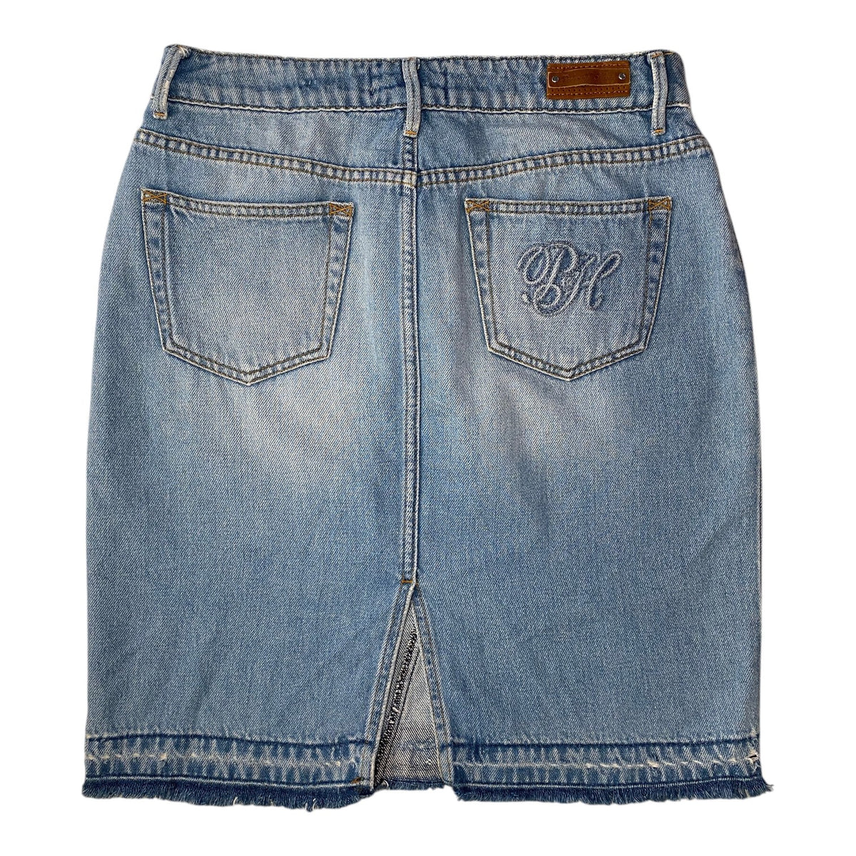 Pedro Del Hierro Light Wash Jeans Skirt