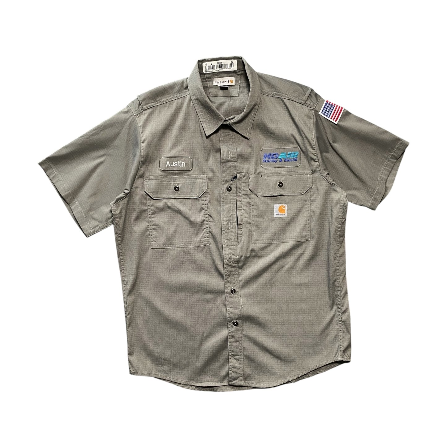 Carhartt Hurley & David Air "Austin" Button Up Shirt