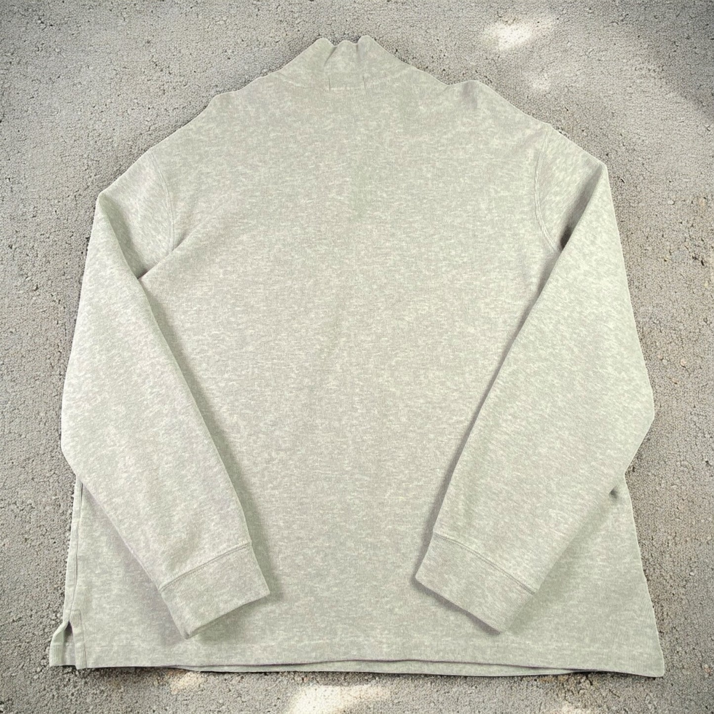 Polo Ralph Lauren Quarter-Zip Long Sleeve Grey Sweater