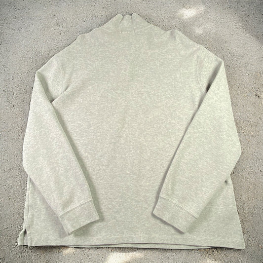 Polo Ralph Lauren Quarter-Zip Long Sleeve Grey Sweater