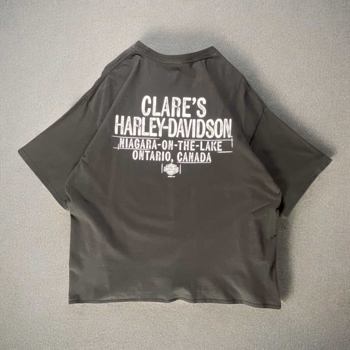 Harley Davidson Ontario Canada Black T-shirt