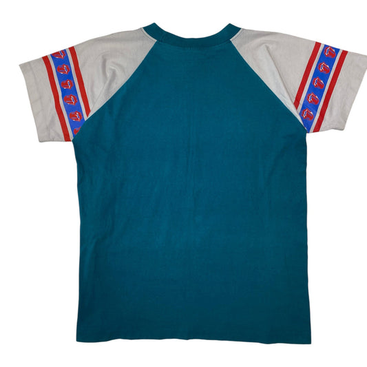 Vintage The Rolling Stones American Flag Tongue Raglan Tee