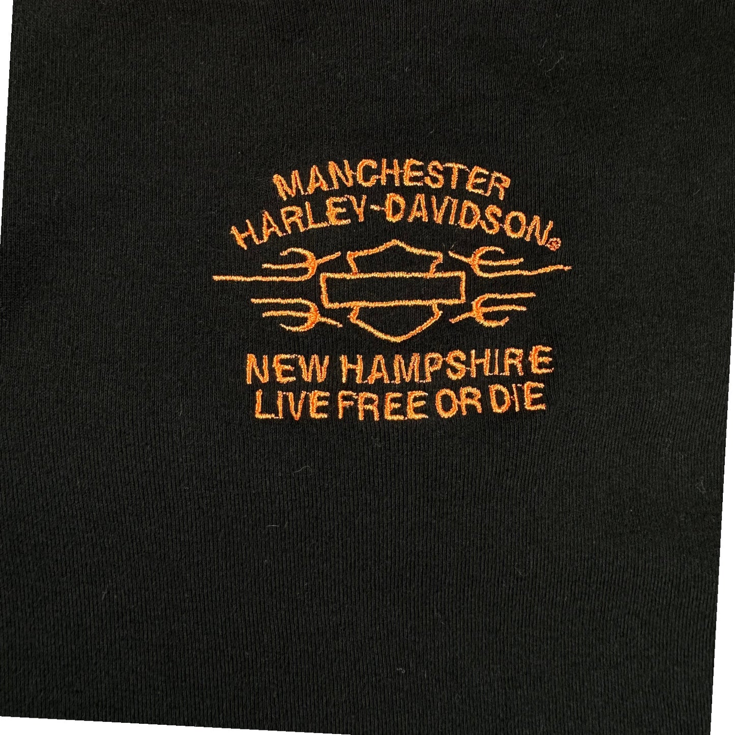 Harley-Davidson Piping Trim Black Tank Top T-shirt