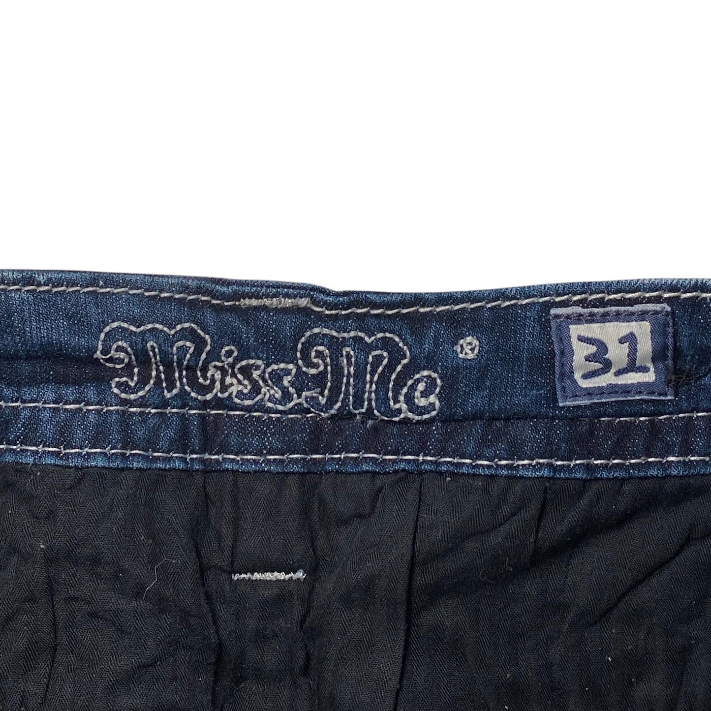Wmns Miss Me Dark Wash Signature Boot Jeans