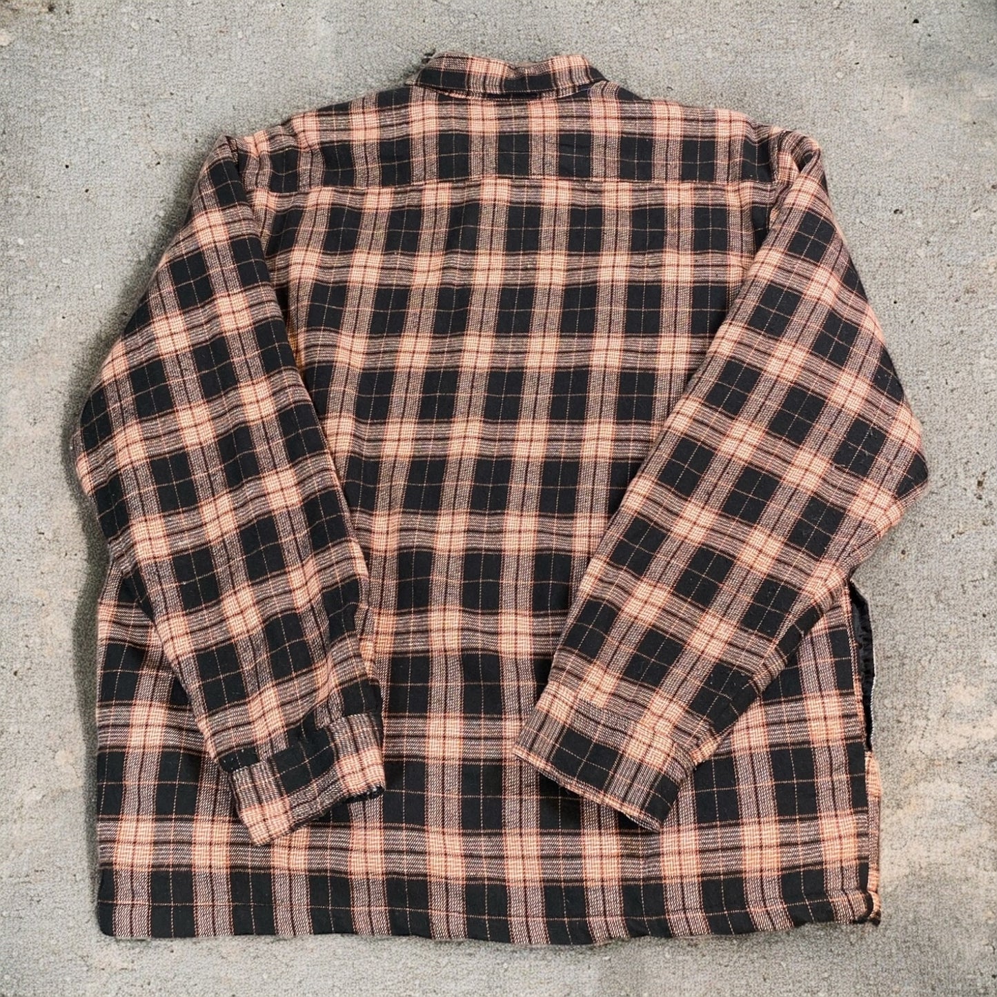 Canyon Creek Orange Flannel Checkered Shirt