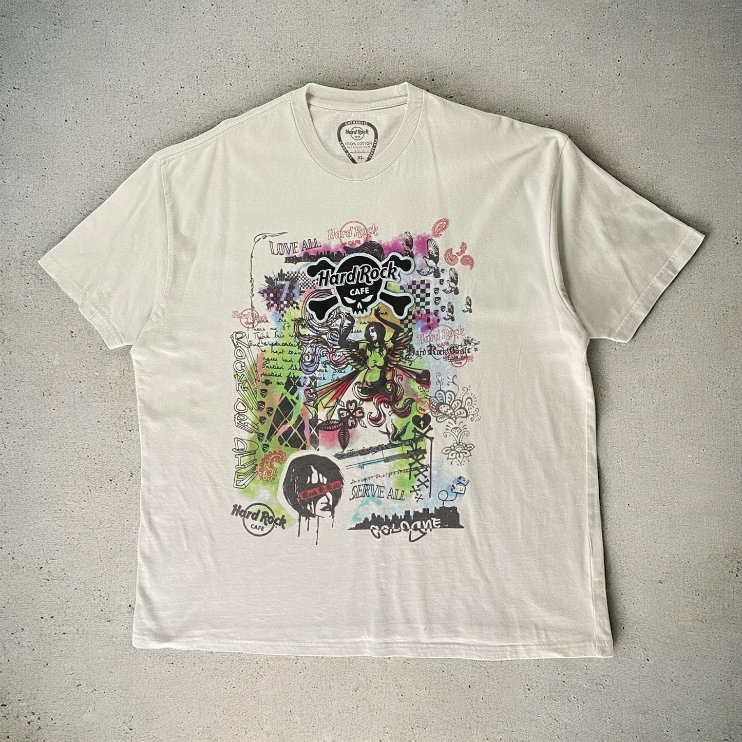 Hard Rock Love All Serve All White T-shirt