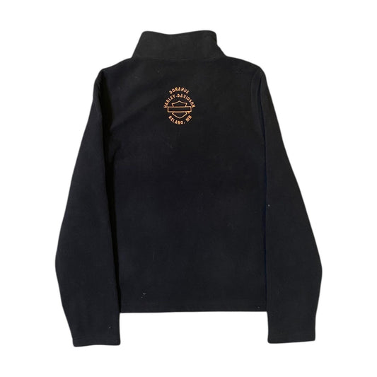Harley Davidson Black Quarter Zip Sweater
