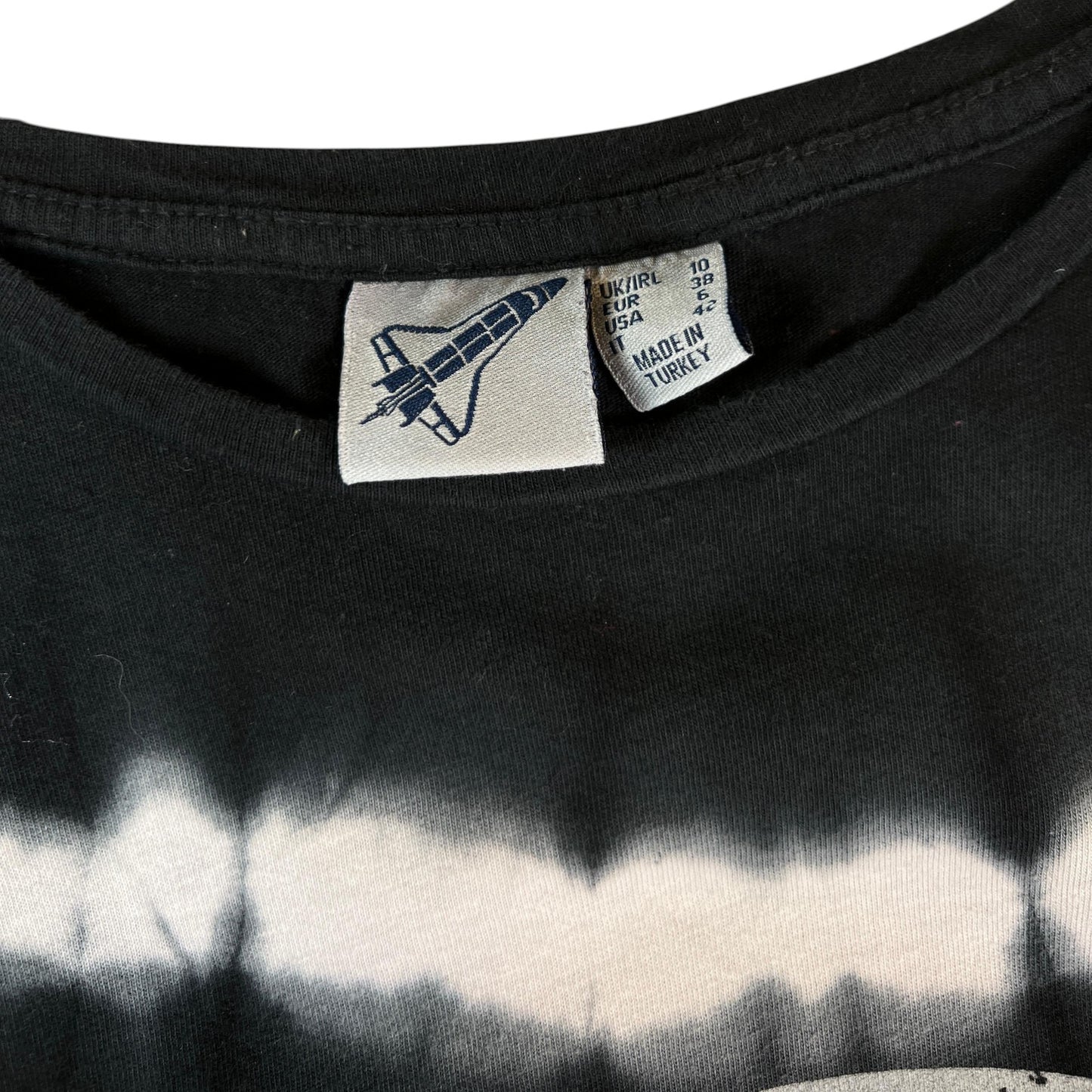 NASA Kennedy Space Center Black Tie-Dye Tee