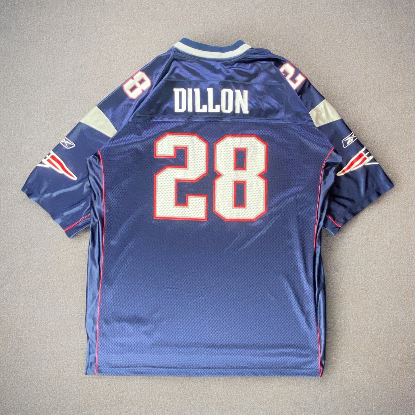 NFL Reebok Patriots Dillon Navy Blue Jersey