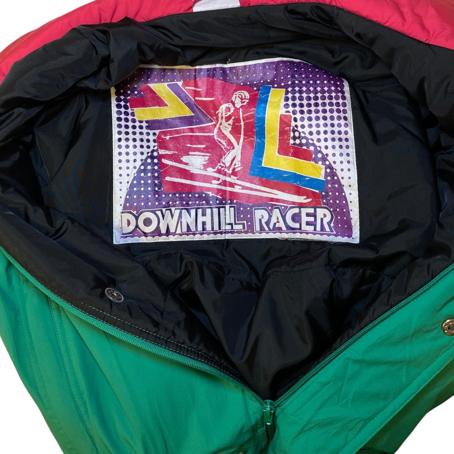Vintage Sergio Tacchini Multi-Color One-Piece Ski Suit