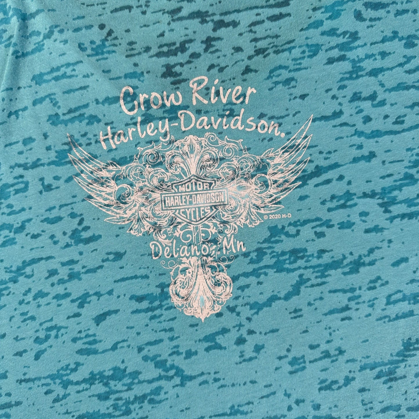 Harley-Davidson Crow River Delano Blue T-shirt